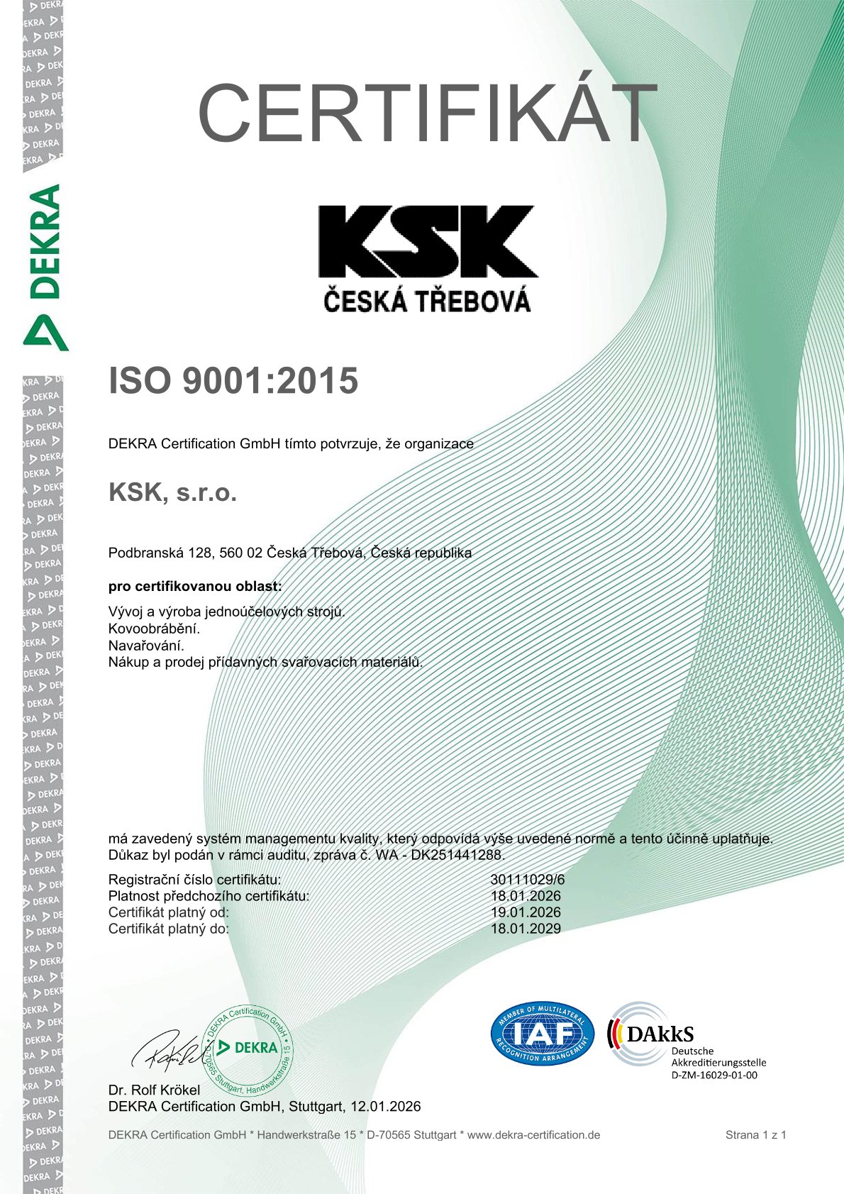 ISO CZ do 2026-2029